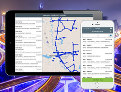 Screenshot of AgileAssets Work Manager mobile app.